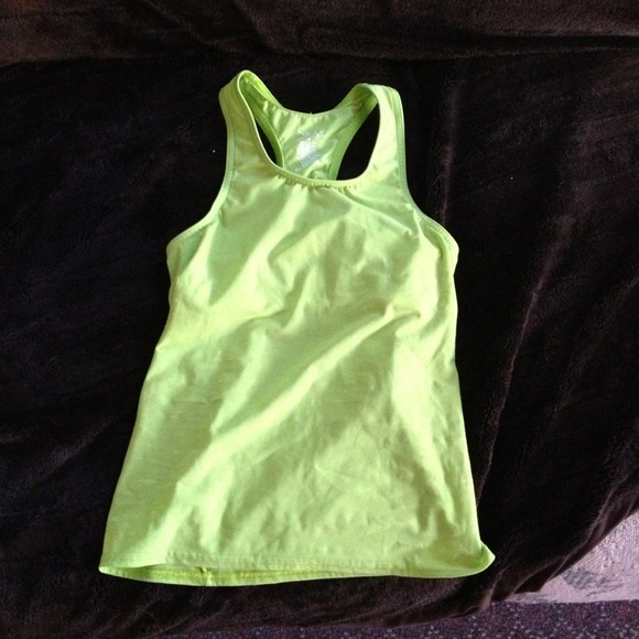🚫TRADED🚫Neon Green Work Out Tank!
