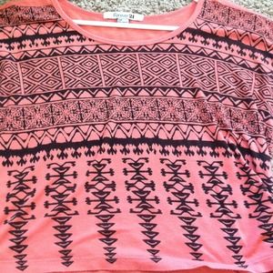 Tribal crop top