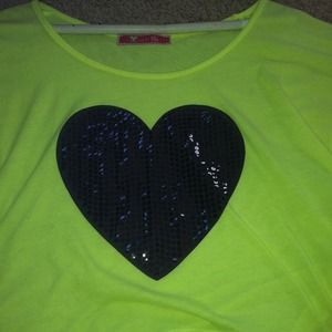 Neon crop top