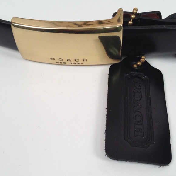 ✂️Price Cut✂️Coach genuine blk leather belt. NWT! main image 2