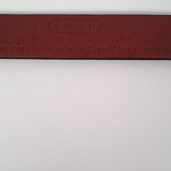 ✂️Price Cut✂️Coach genuine blk leather belt. NWT! main image 4