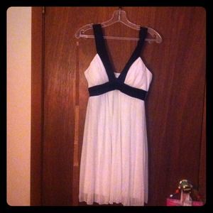 White dress, worn once.