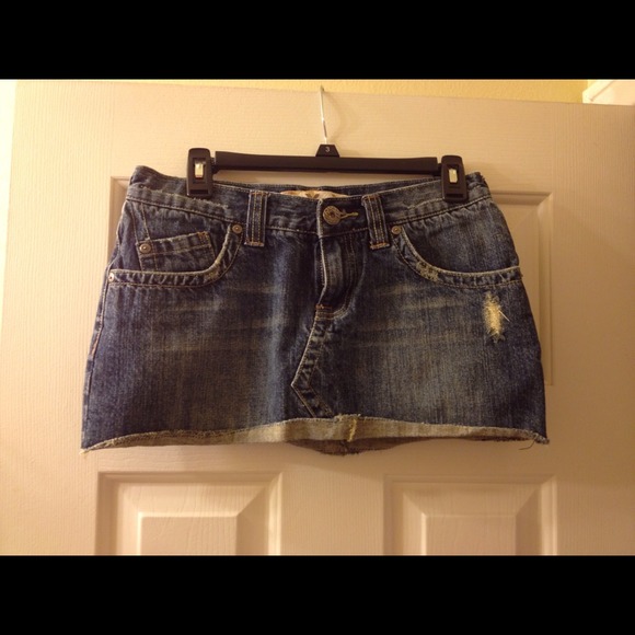 Roxy jean skirt