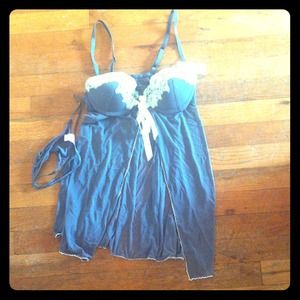 NWT Sexy, See Through Lace Lingerie 2pc Set