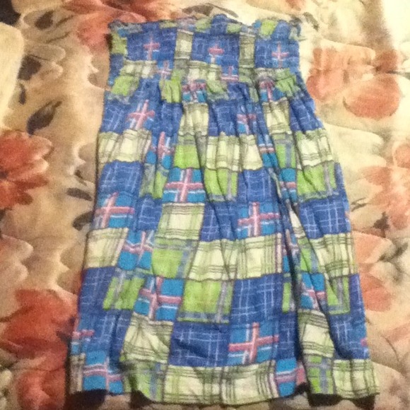 Swim suit cover up dress.