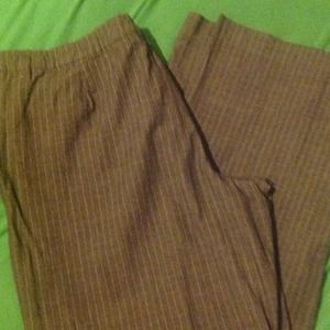 Pin stripped charcoal dress pants