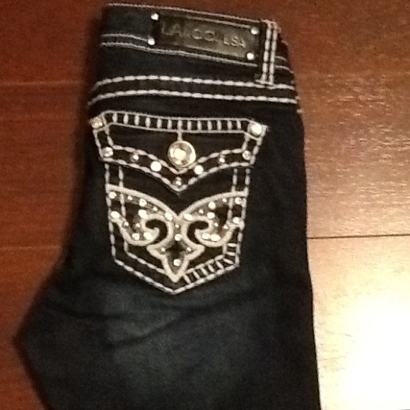 *****SOLD********to @samzstar LA Idol BLING jeans