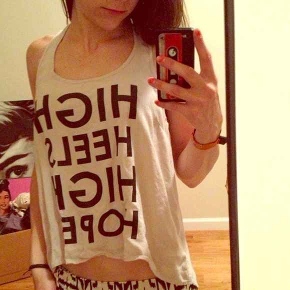 "High Heels High Hopes" Tank