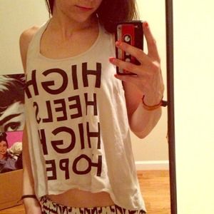 "High Heels High Hopes" Tank