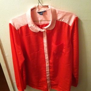 Sexy dark pink n light pink silk shirt!!!