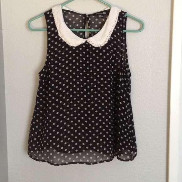 Forever 21 Polka Dot Top/ Tank