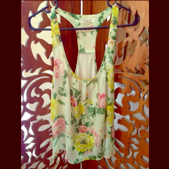 Floral print blouse. Worn twice. Great condition