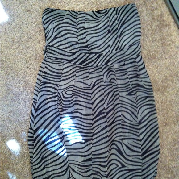 Zebra print dress