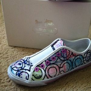 Coach graffiti sneakers