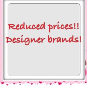 Reduced prices on designer brands :)