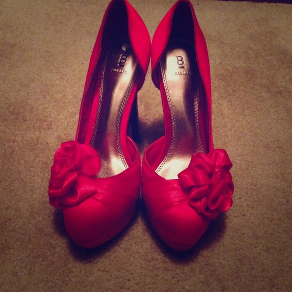 Red hot rose heels
