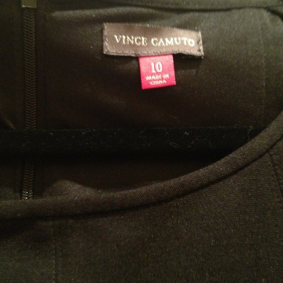 Black leather Vince Camuto dress ! - Picture 3 of 4