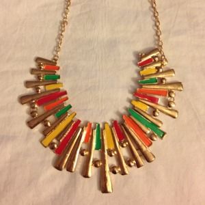 Multi-colored necklace