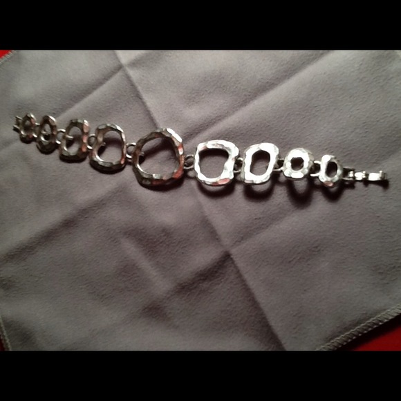 LIA SOFIA MIX SILVER CIRCLE BRACELET