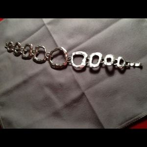 LIA SOFIA MIX SILVER CIRCLE BRACELET