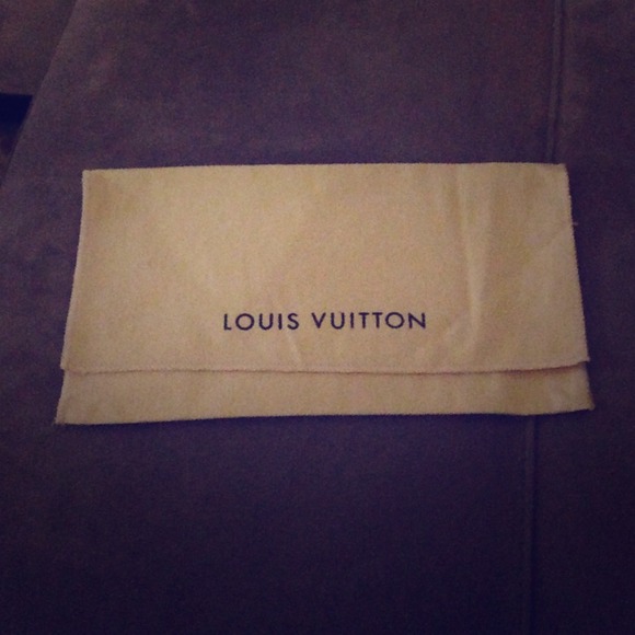 SOLD!!!!!Authentic Louis Vuitton wallet Dust bag!!