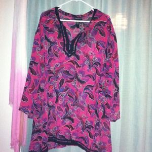 Paisley Print Blouse