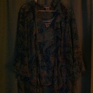 Dana Kay Chiffon career blouse