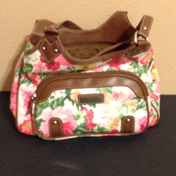 Colorful floral purse