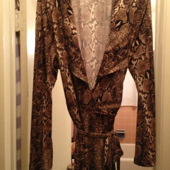 Beautiful Animal Wrap Dress