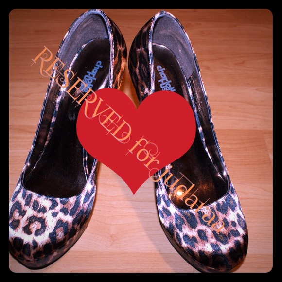 RESERVED!! Charlotte Russe - Sexy Leopard Heels
