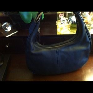 Authentic Lamb Leather Coach Hobo