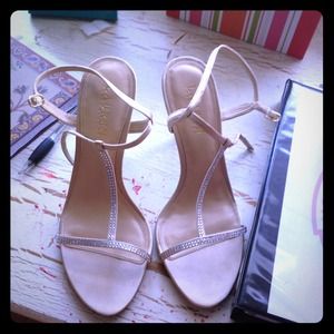 Lauren by Ralph Lauren champagne stilettos, size 9