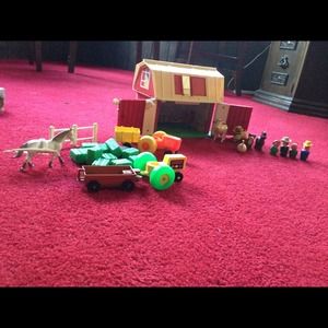 Vintage fisher price barn and ect.