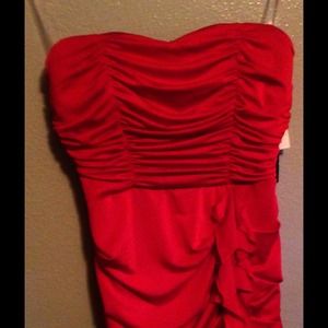 Red cocktail dress- size 4