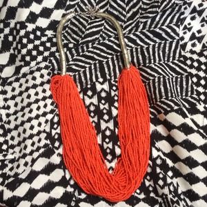 💥 Orange beaded necklace 💥
