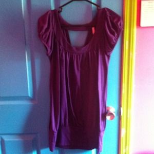 Purple dress top