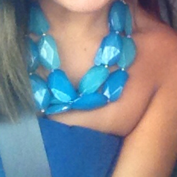 Blue necklace