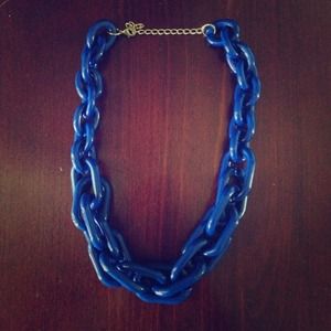 Blue J Crew Necklace