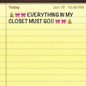 💸Everything Must Go💸