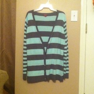 Mint and gray sweater. Sold