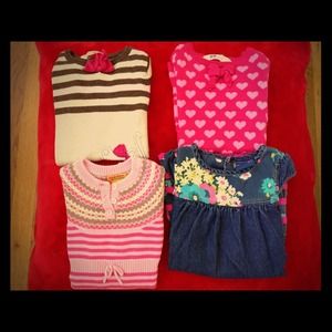 Cute Bundle of Girls Dresses & Jean Mini Skirt