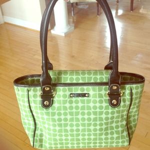 Green Kate Spade purse