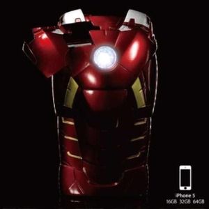Iron man light up iPhone 5 case