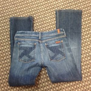 7 for all Mankind jeans size 28 boot cut