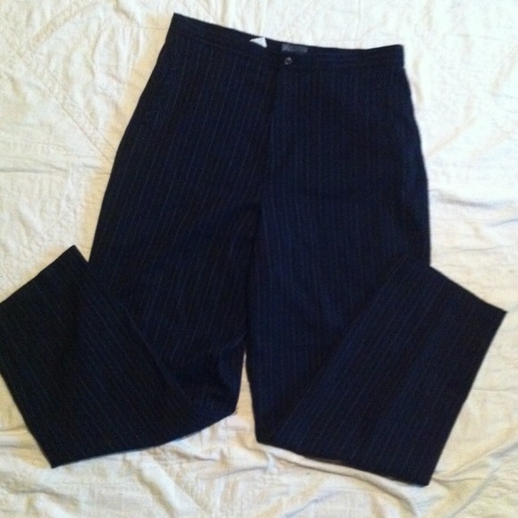 Pinstripe pants by Briggs New York. Size 14