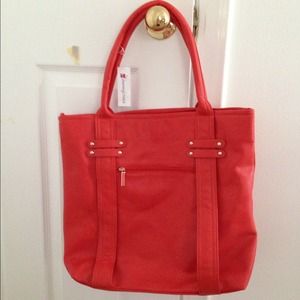 Orange large handbag brand new with tags