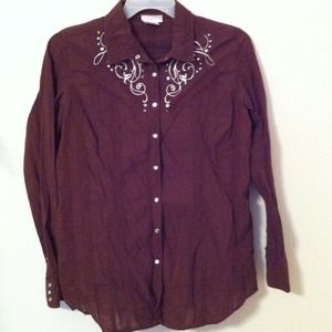 Ariat rhinestone shirt!