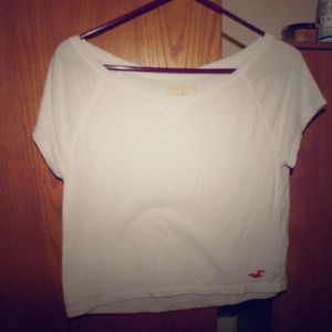 White crop top