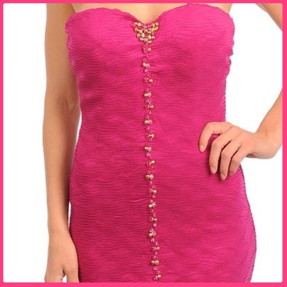 Multi Color Rhinestone Corset LaceUp Back Dress - Picture 3 of 3