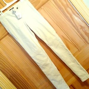 New, never worn, white, H&M leather pants!